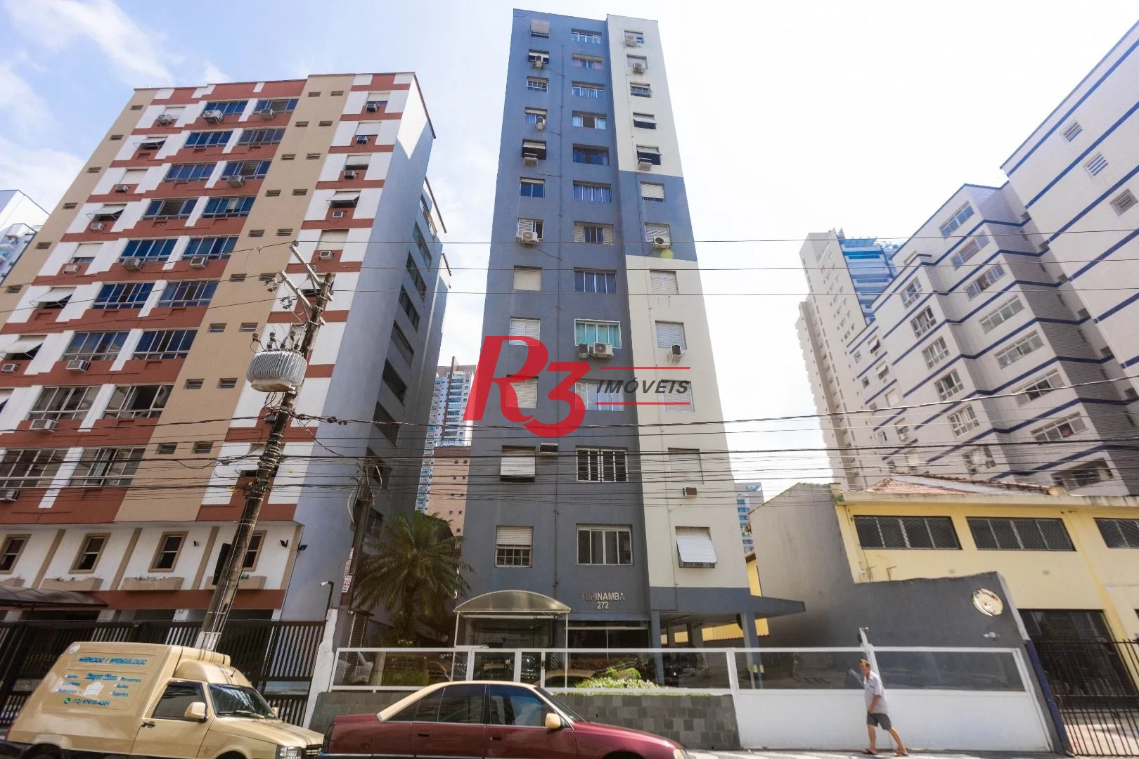 Apartamento com 1 dormitório à venda, 45 m² por R$ 390.000,00 - José Menino - Santos/SP