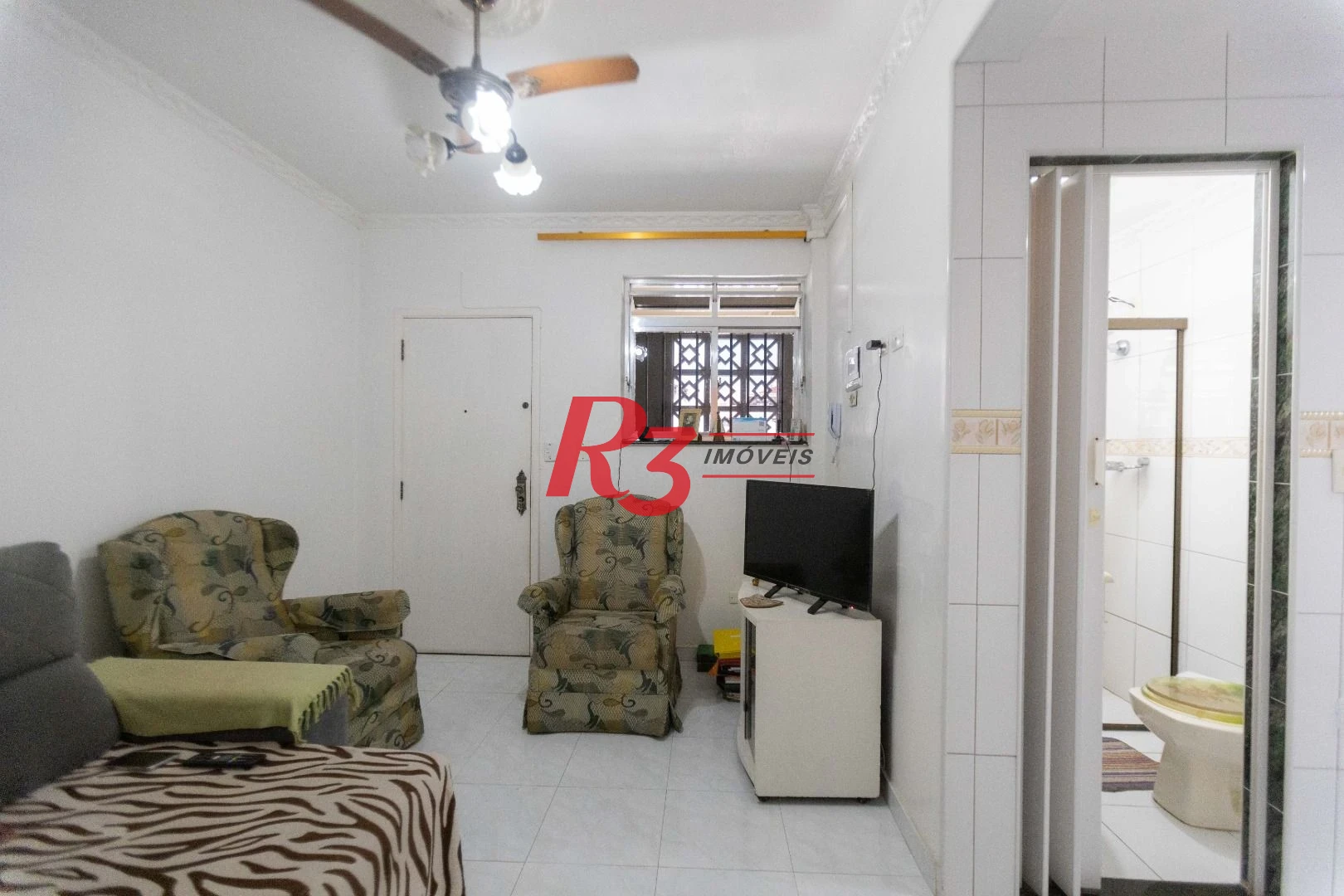 Apartamento com 1 dormitório à venda, 45 m² por R$ 390.000,00 - José Menino - Santos/SP
