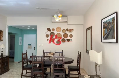Apartamento com 2 dormitórios para alugar, 163 m² por R$ 6.400,02/ano - José Menino - Santos/SP