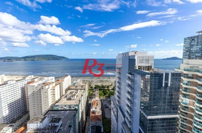 Apartamento Duplex com 2 dormitórios à venda, 157 m² por R$ 1.850.000,00 - Pompéia - Santos/SP