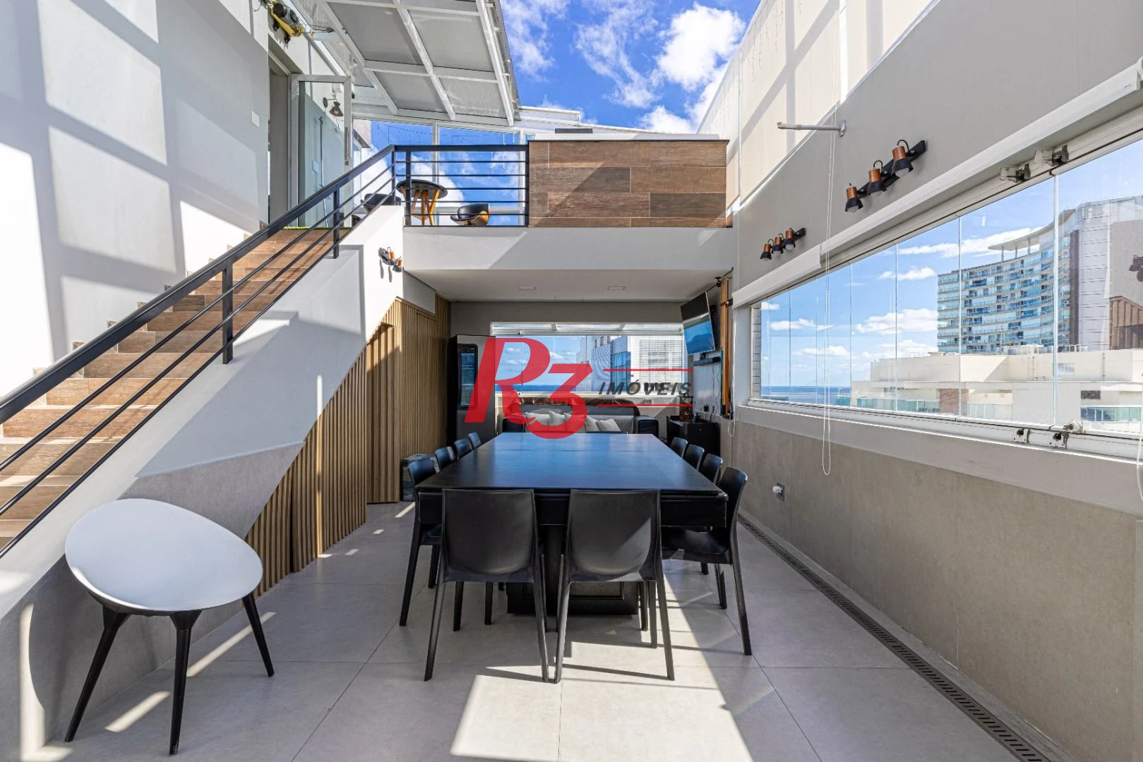 Apartamento Duplex com 2 dormitórios à venda, 157 m² por R$ 1.850.000,00 - Pompéia - Santos/SP