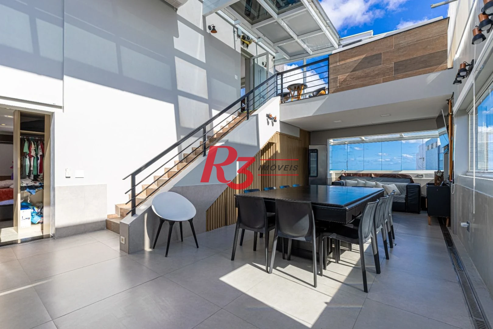Apartamento Duplex com 2 dormitórios à venda, 157 m² por R$ 1.850.000,00 - Pompéia - Santos/SP