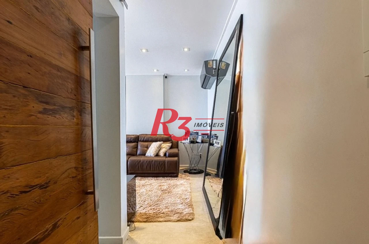 Apartamento Duplex com 2 dormitórios à venda, 157 m² por R$ 1.850.000,00 - Pompéia - Santos/SP