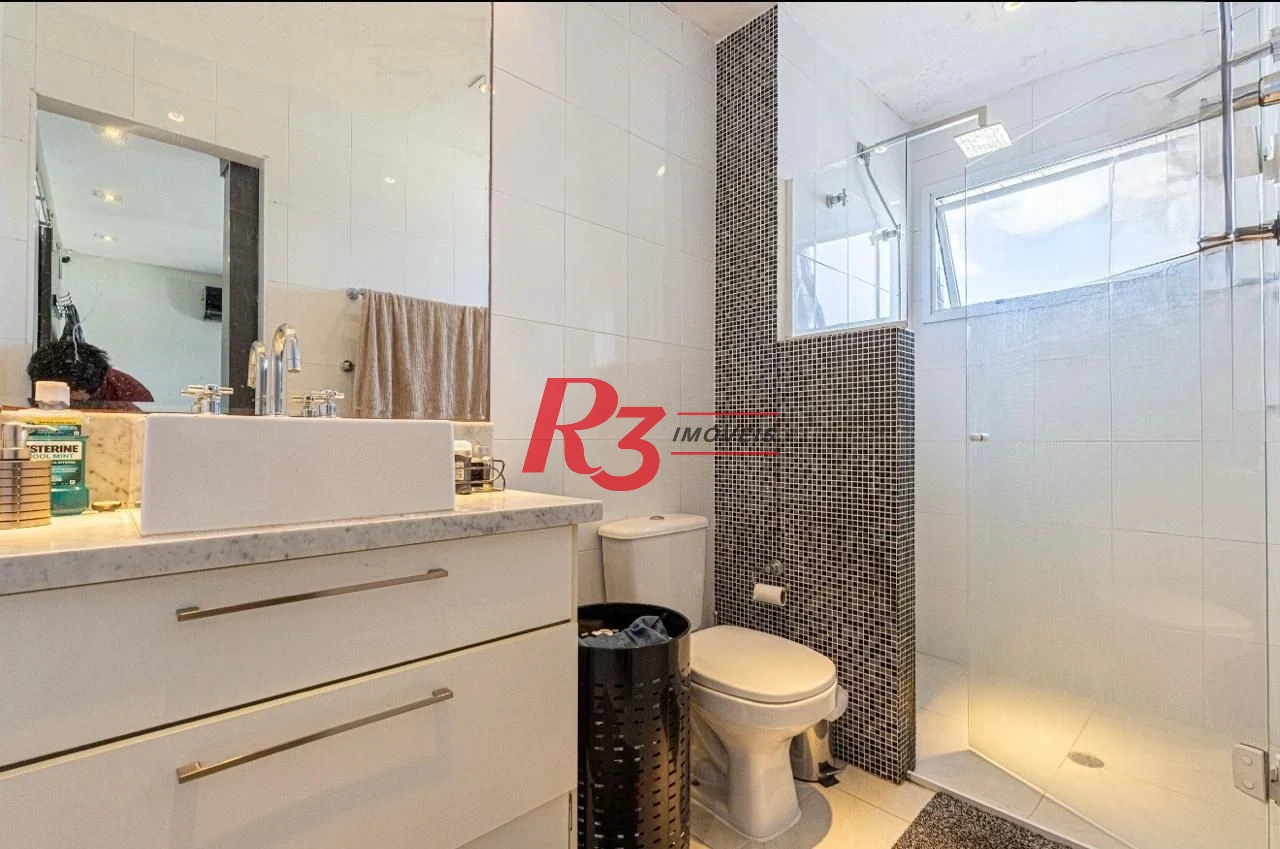 Apartamento Duplex com 2 dormitórios à venda, 157 m² por R$ 1.850.000,00 - Pompéia - Santos/SP
