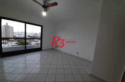 Apartamento com 3 dormitórios à venda, 123 m² por R$ 750.000,00 - Boqueirão - Santos/SP