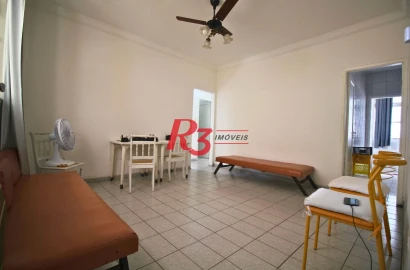 Apartamento com 3 dormitórios para alugar, 102 m² por R$ 3.700,00/mês - Gonzaga - Santos/SP