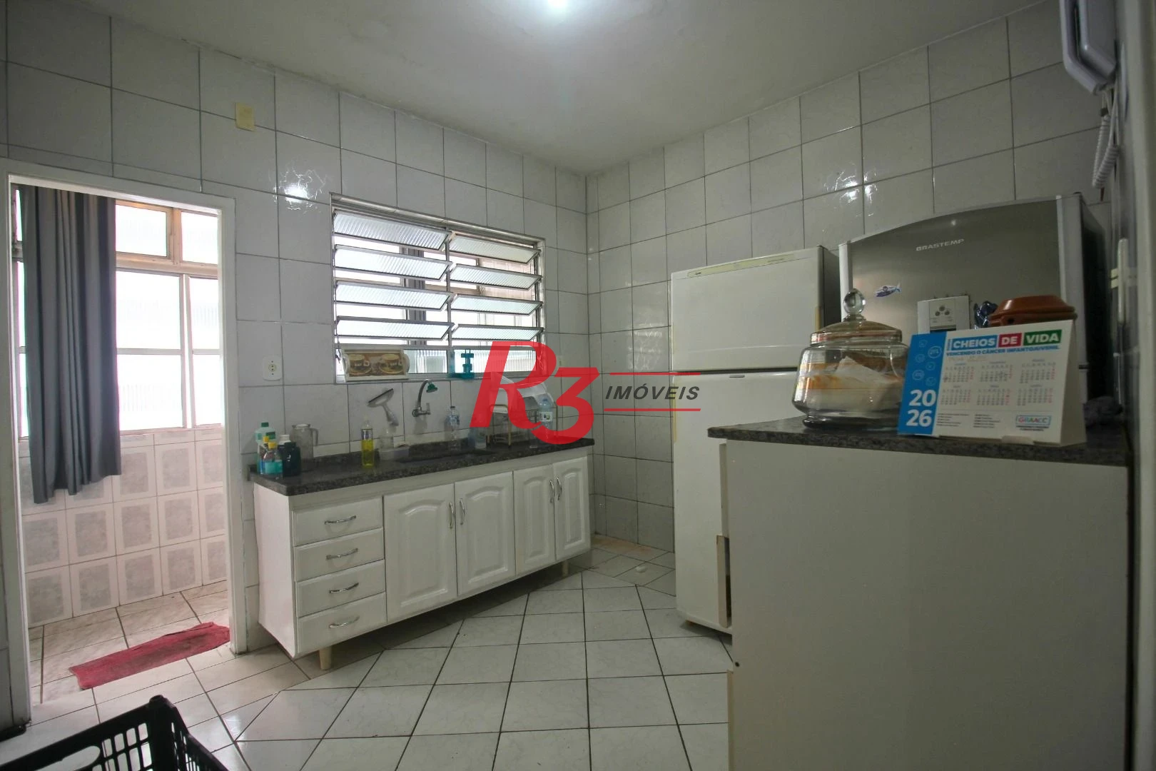 Apartamento com 3 dormitórios para alugar, 102 m² por R$ 3.700,00/mês - Gonzaga - Santos/SP