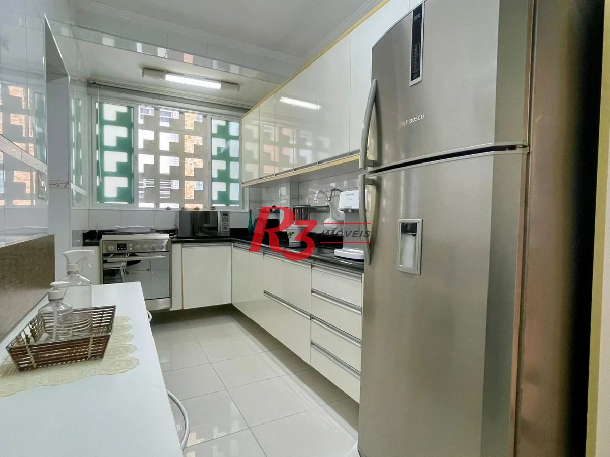 Apartamento com 3 dormitórios à venda, 104 m² por R$ 1.500.000,00 - Embaré - Santos/SP
