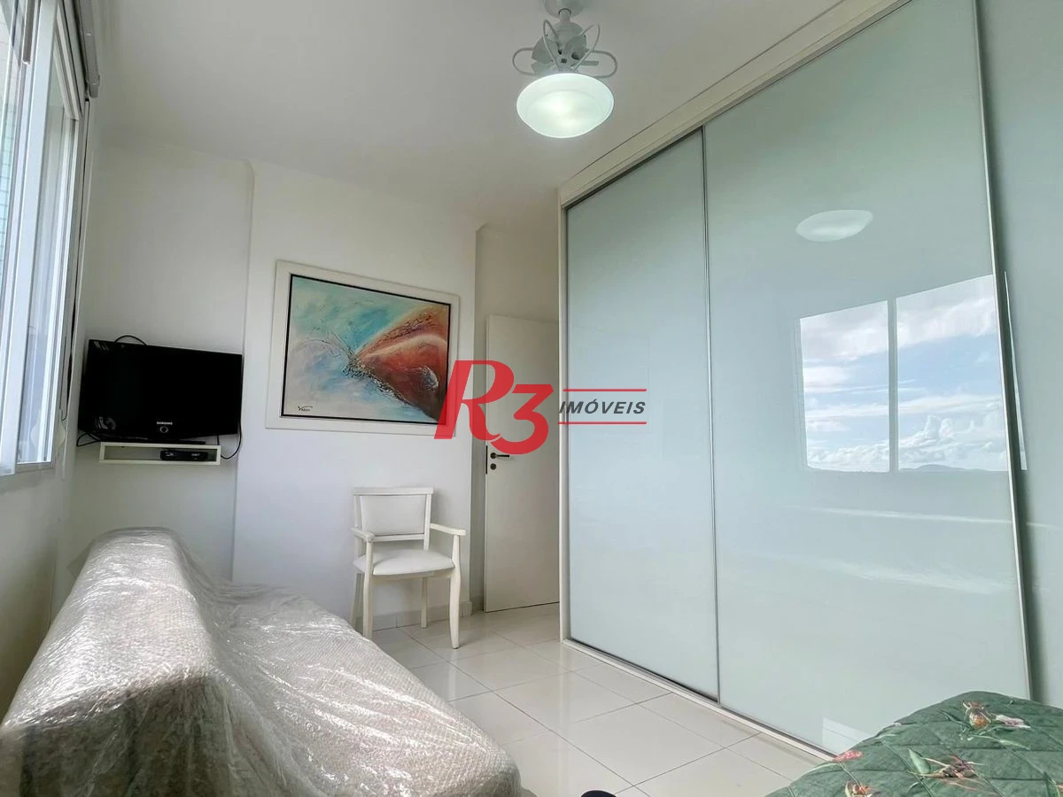 Apartamento com 3 dormitórios à venda, 104 m² por R$ 1.500.000,00 - Embaré - Santos/SP