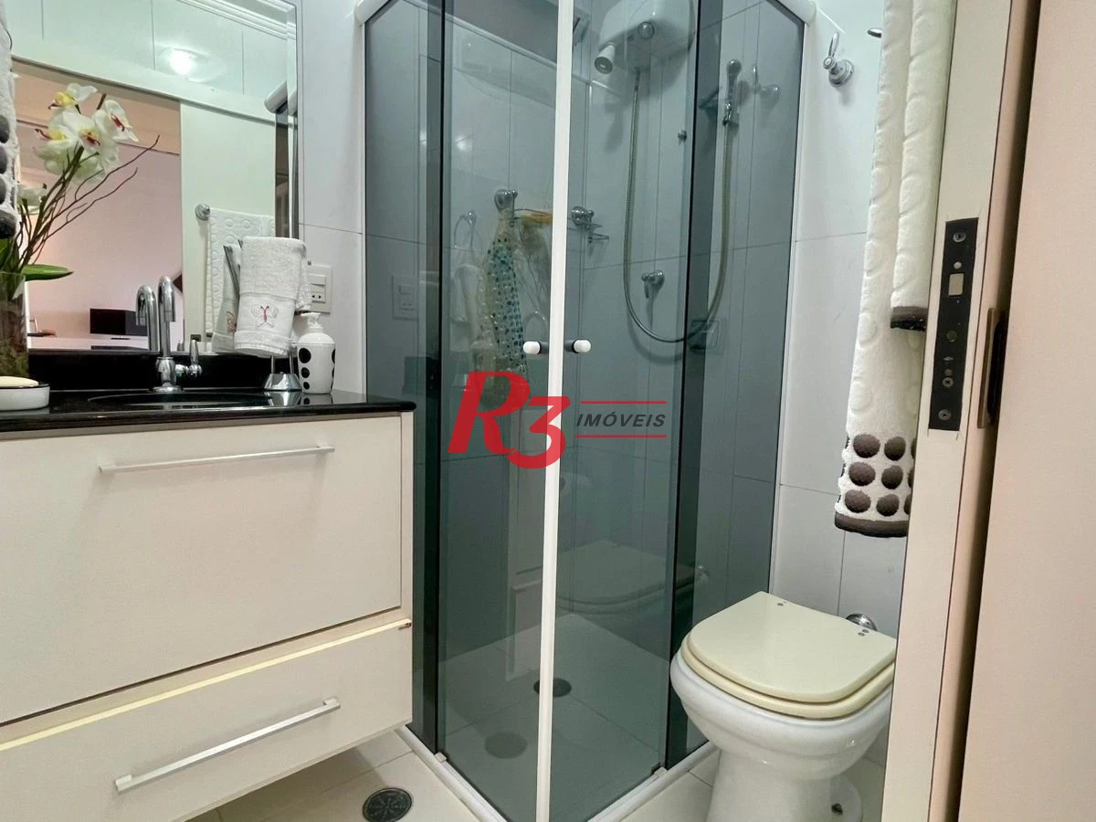 Apartamento com 3 dormitórios à venda, 104 m² por R$ 1.500.000,00 - Embaré - Santos/SP