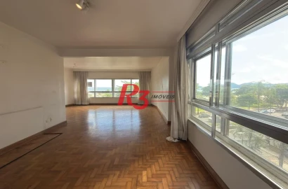 Apartamento com 3 dormitórios à venda, 200 m² por R$ 1.950.000,00 - Boqueirão - Santos/SP