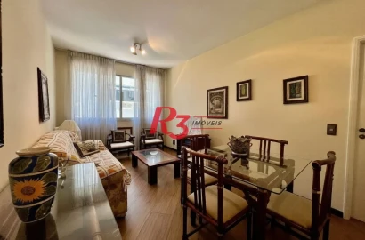 Apartamento com 1 dormitório à venda, 65 m² por R$ 600.000,00 - Boqueirão - Santos/SP