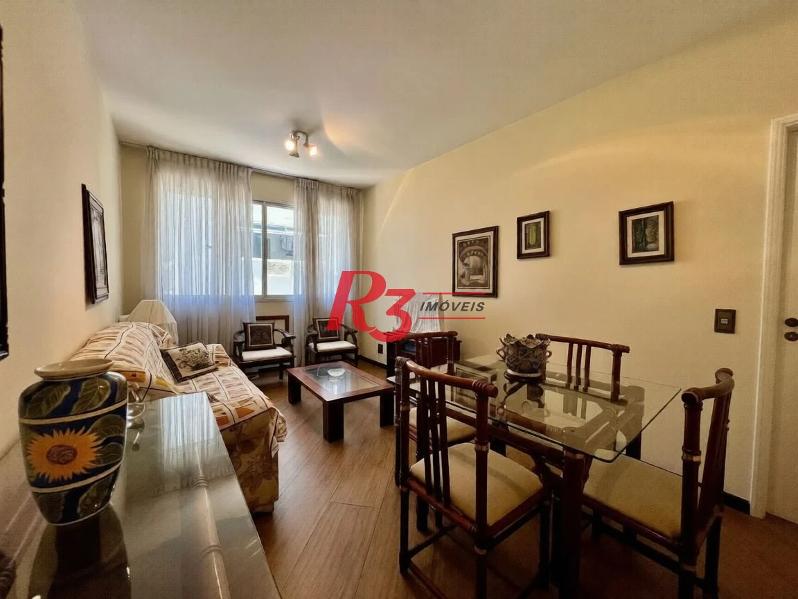 Apartamento com 1 dormitório à venda, 65 m² por R$ 600.000,00 - Boqueirão - Santos/SP