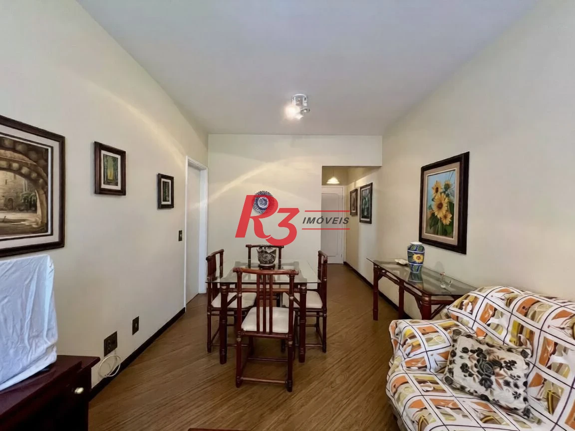 Apartamento com 1 dormitório à venda, 65 m² por R$ 600.000,00 - Boqueirão - Santos/SP
