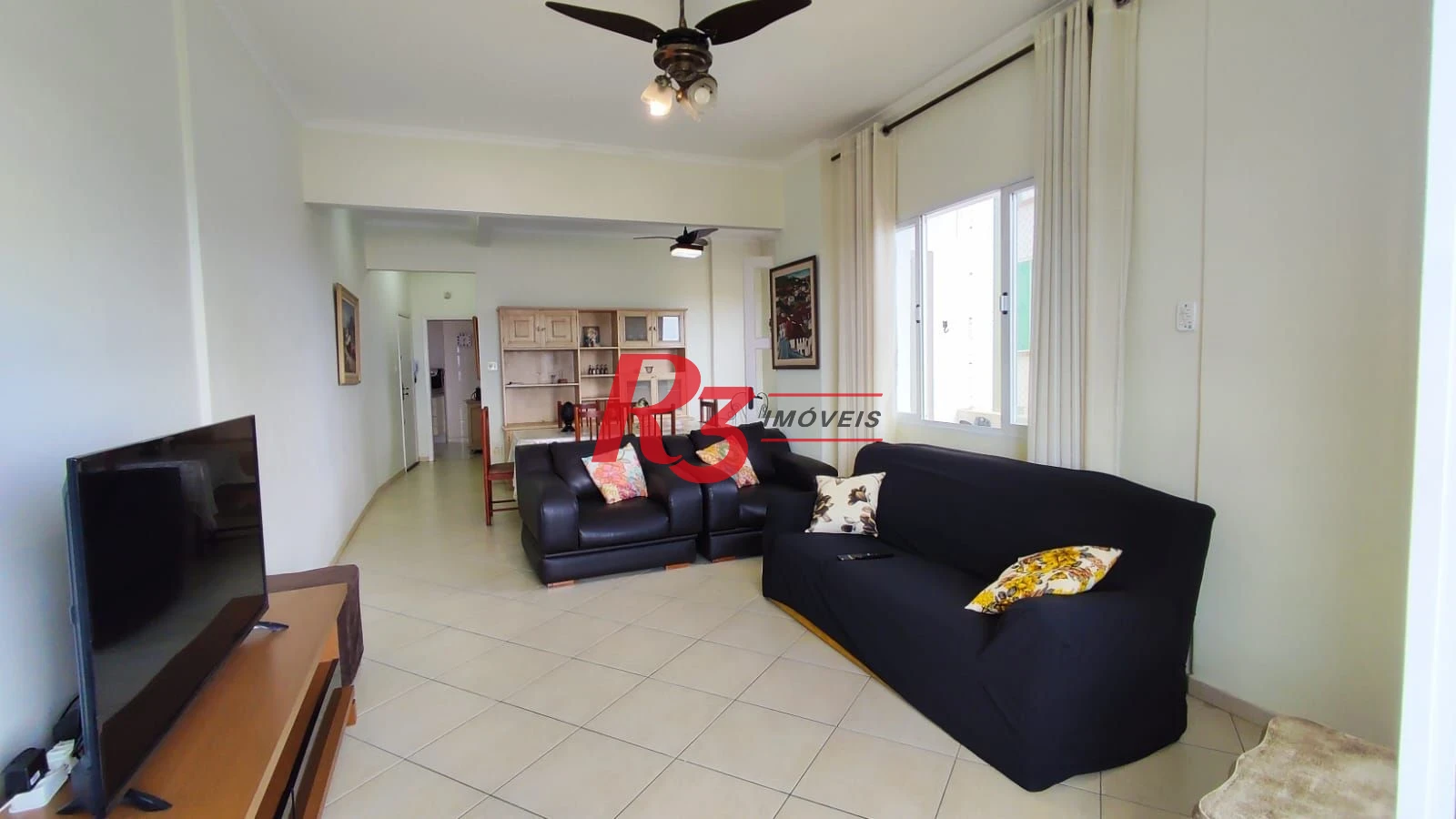 Apartamento com 2 dormitórios para alugar, 110 m² por R$ 6.000,00/mês - José Menino - Santos/SP