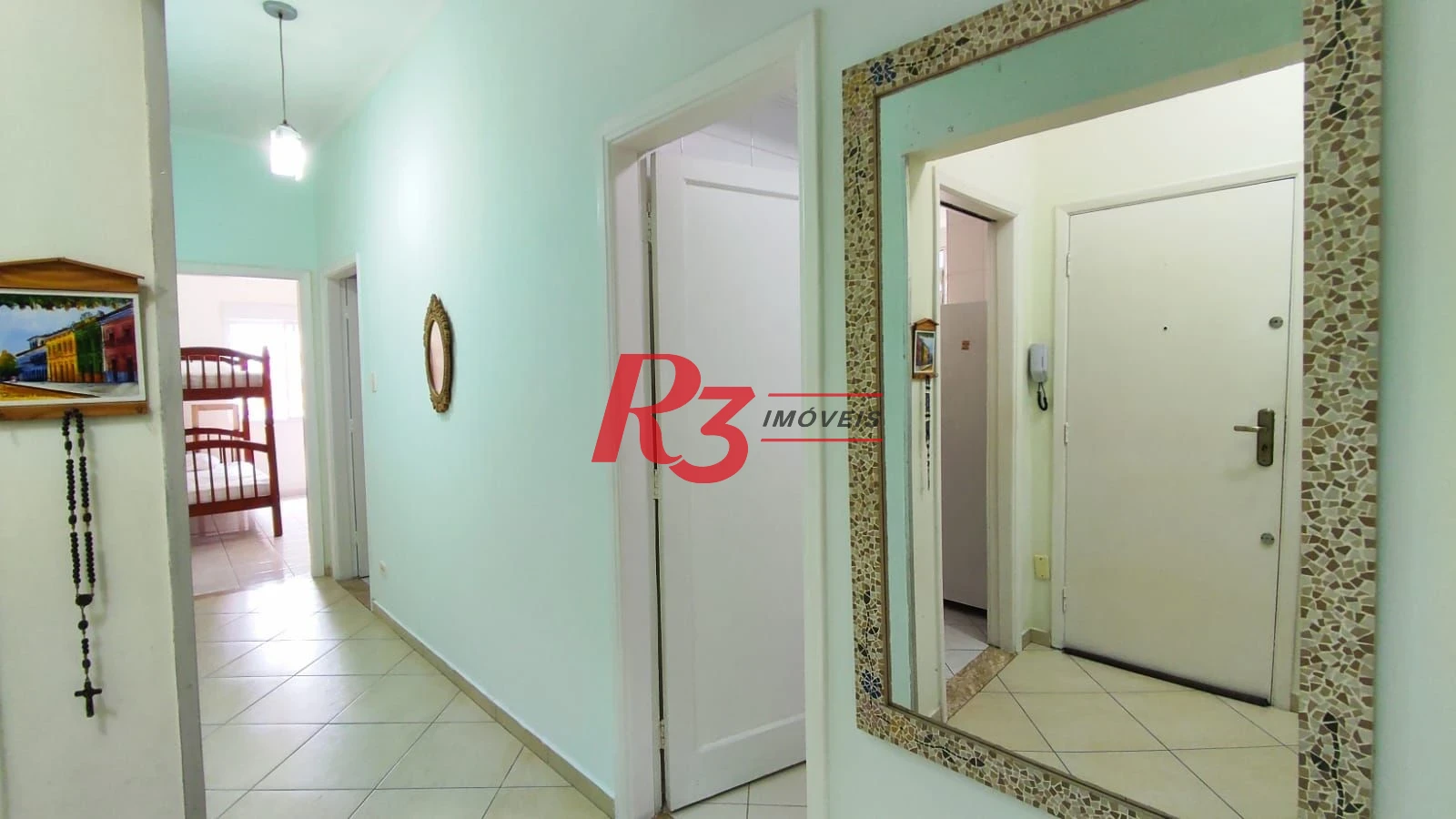 Apartamento com 2 dormitórios para alugar, 110 m² por R$ 6.000,00/mês - José Menino - Santos/SP
