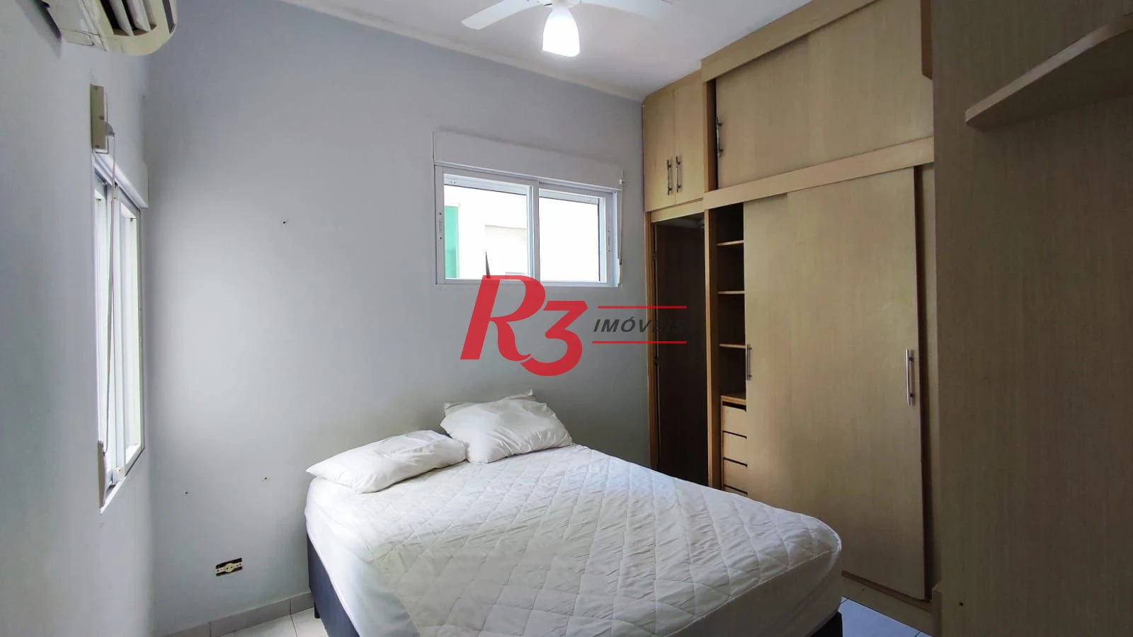 Apartamento com 2 dormitórios para alugar, 110 m² por R$ 6.000,00/mês - José Menino - Santos/SP