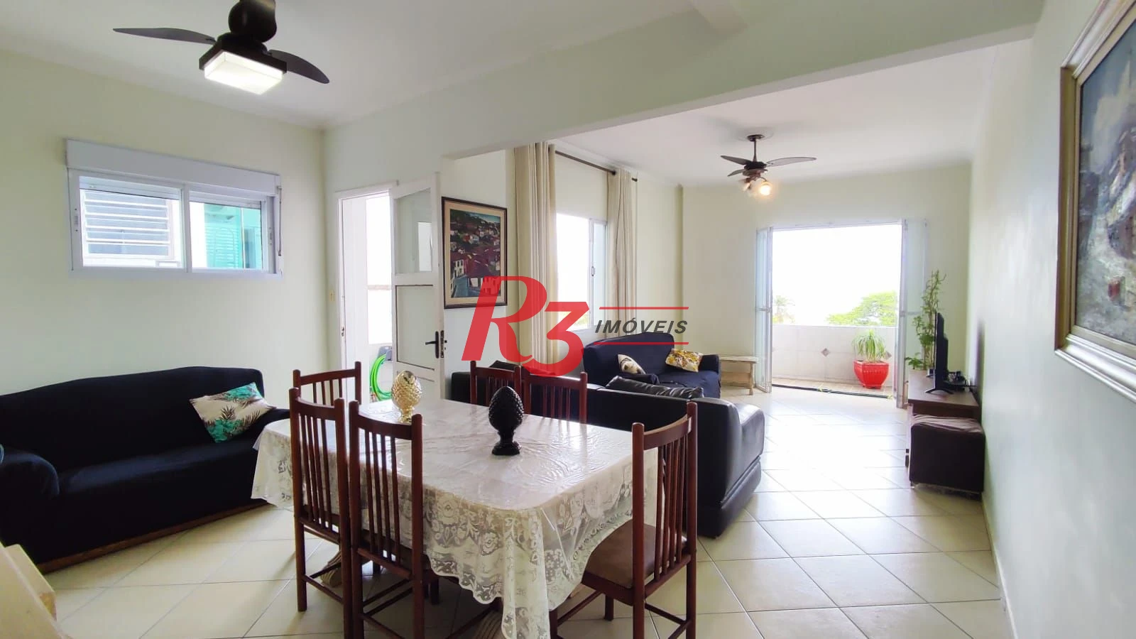 Apartamento com 2 dormitórios para alugar, 110 m² por R$ 6.000,00/mês - José Menino - Santos/SP