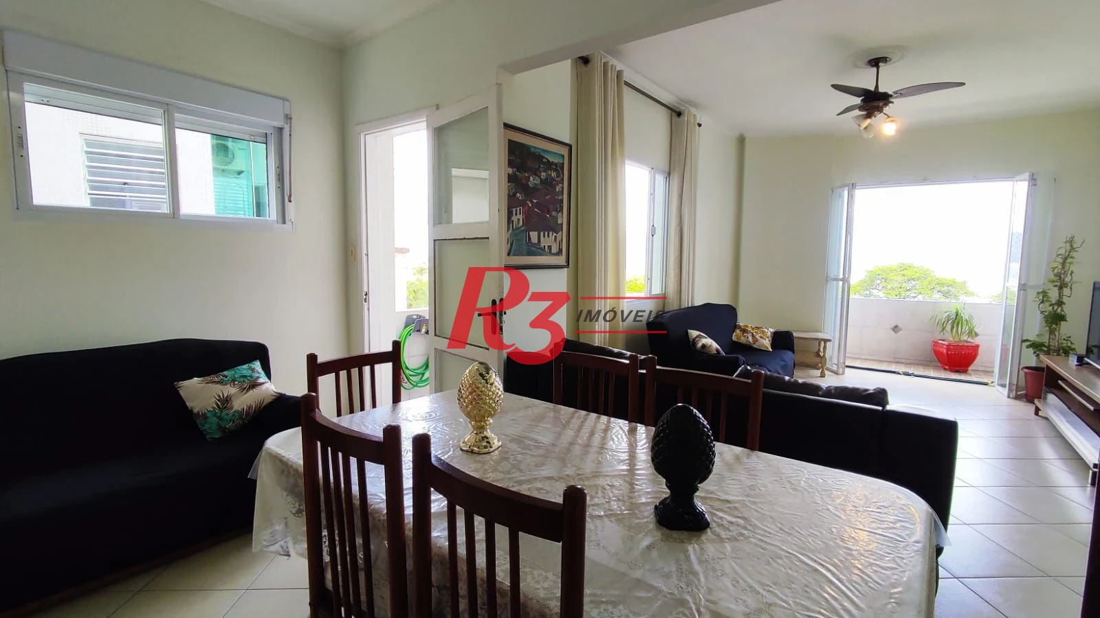 Apartamento com 2 dormitórios para alugar, 110 m² por R$ 6.000,00/mês - José Menino - Santos/SP