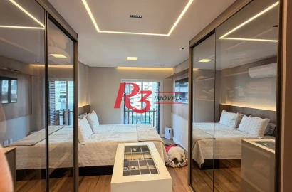 Apartamento com 2 dormitórios à venda, 120 m² por R$ 1.500.000,00 - Pompéia - Santos/SP