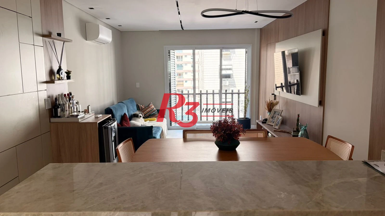 Apartamento com 2 dormitórios à venda, 120 m² por R$ 1.500.000,00 - Pompéia - Santos/SP