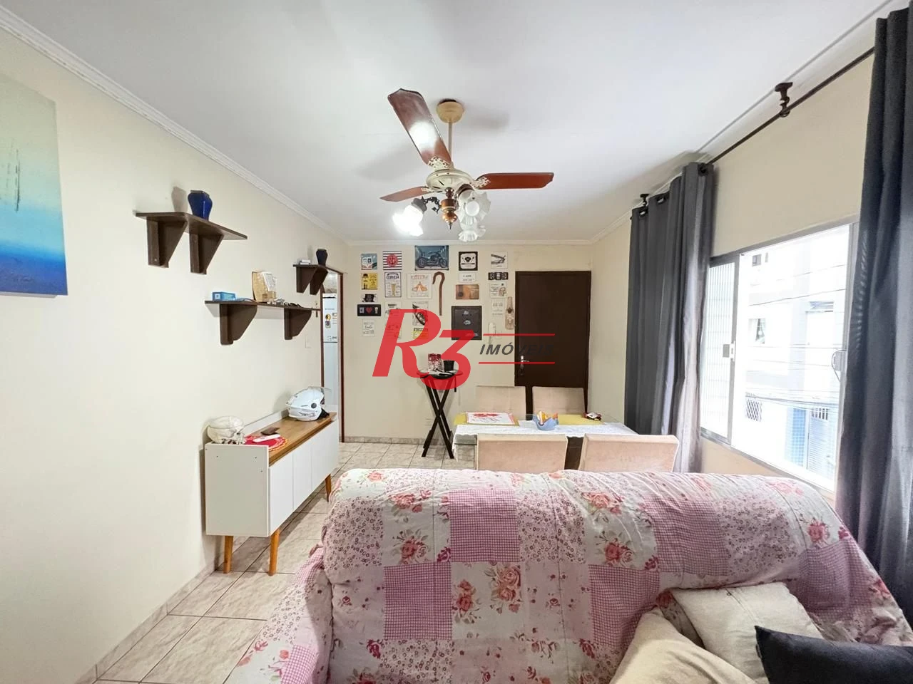 Apartamento com 3 dormitórios à venda, 62 m² por R$ 375.000,00 - Aparecida - Santos/SP