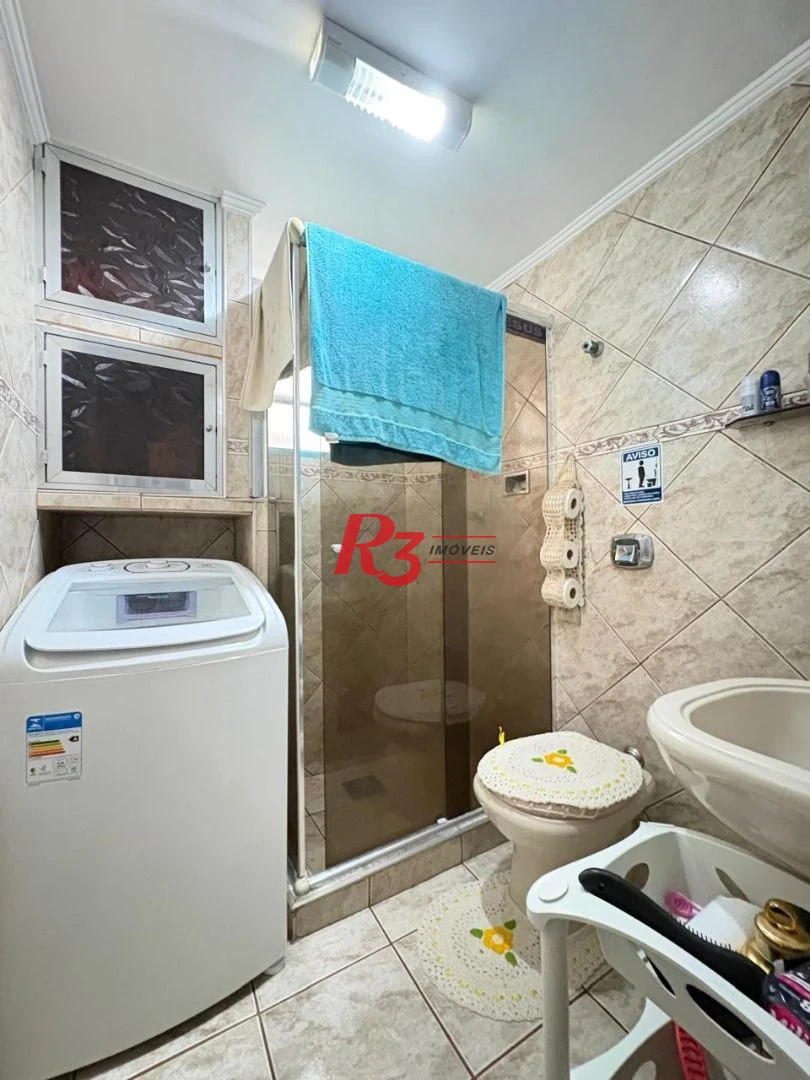 Apartamento com 3 dormitórios à venda, 62 m² por R$ 375.000,00 - Aparecida - Santos/SP