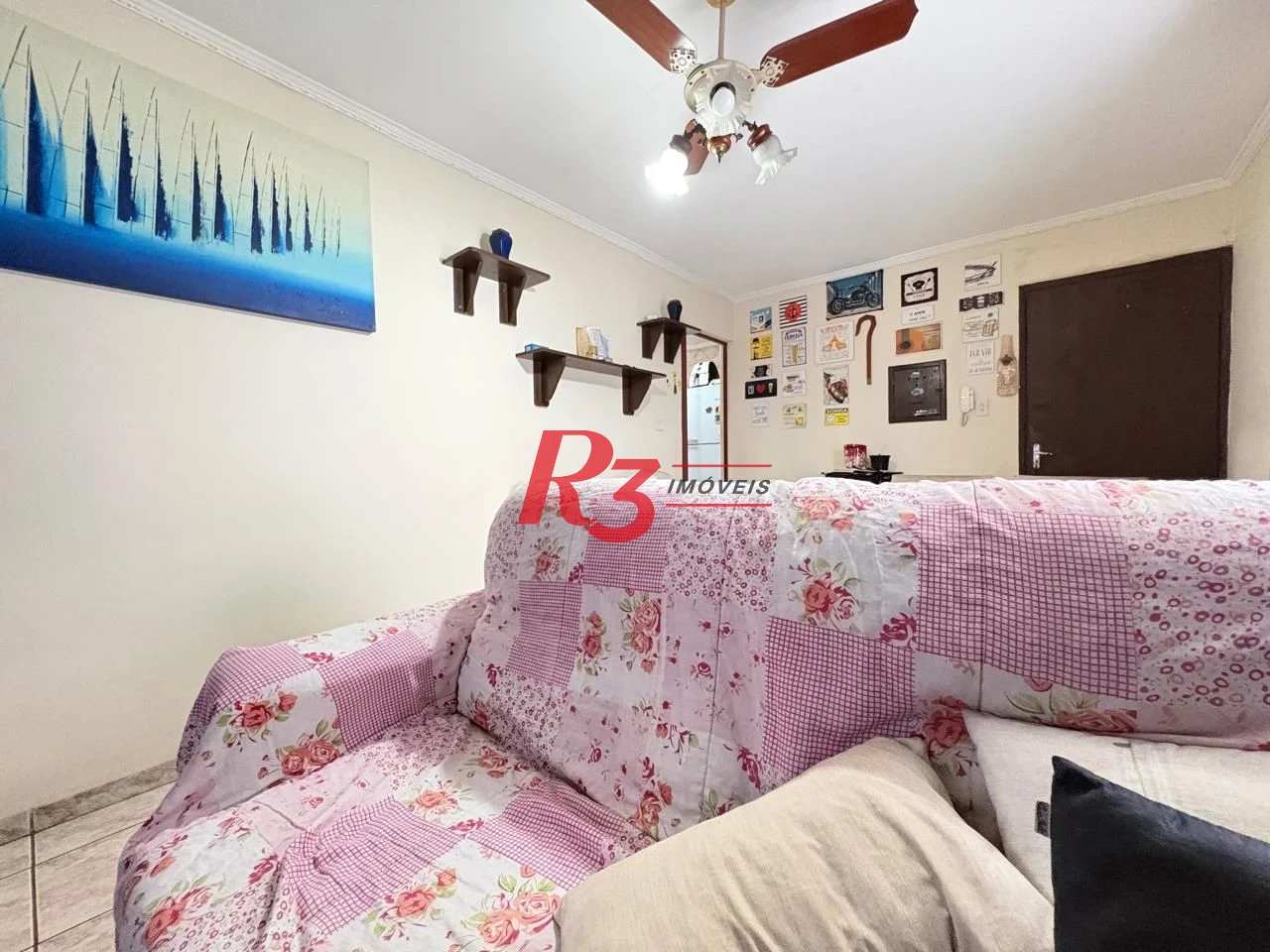 Apartamento com 3 dormitórios à venda, 62 m² por R$ 375.000,00 - Aparecida - Santos/SP