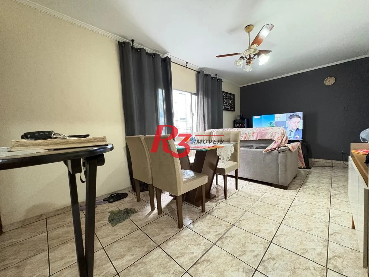 Apartamento com 3 dormitórios à venda, 62 m² por R$ 375.000,00 - Aparecida - Santos/SP