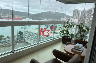 Apartamento com 3 dormitórios à venda, 123 m² por R$ 1.930.000,00 - Ponta da Praia - Santos/SP