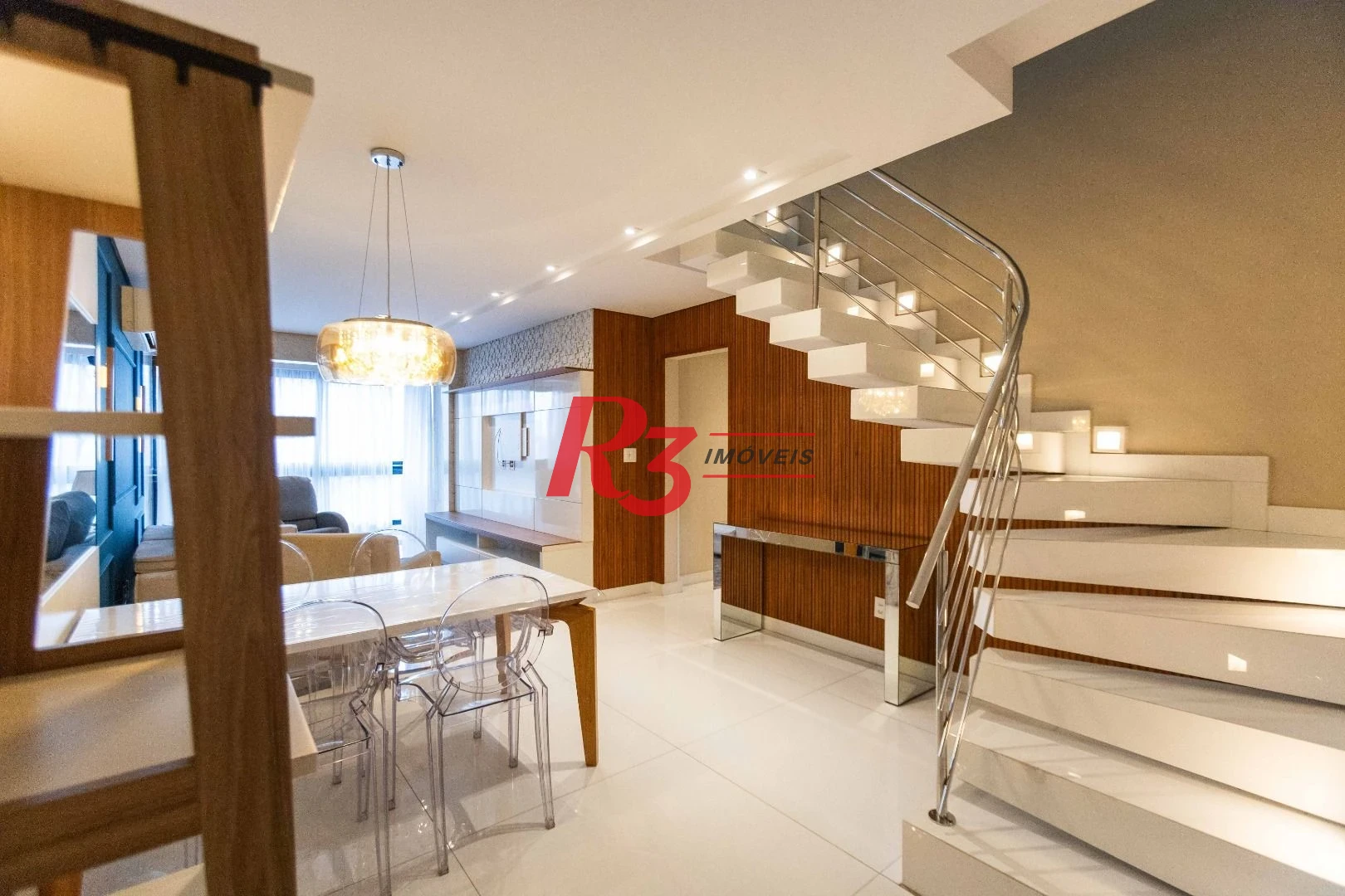 Cobertura para alugar, 160 m² por R$ 14.000,00/mês - Boqueirão - Santos/SP