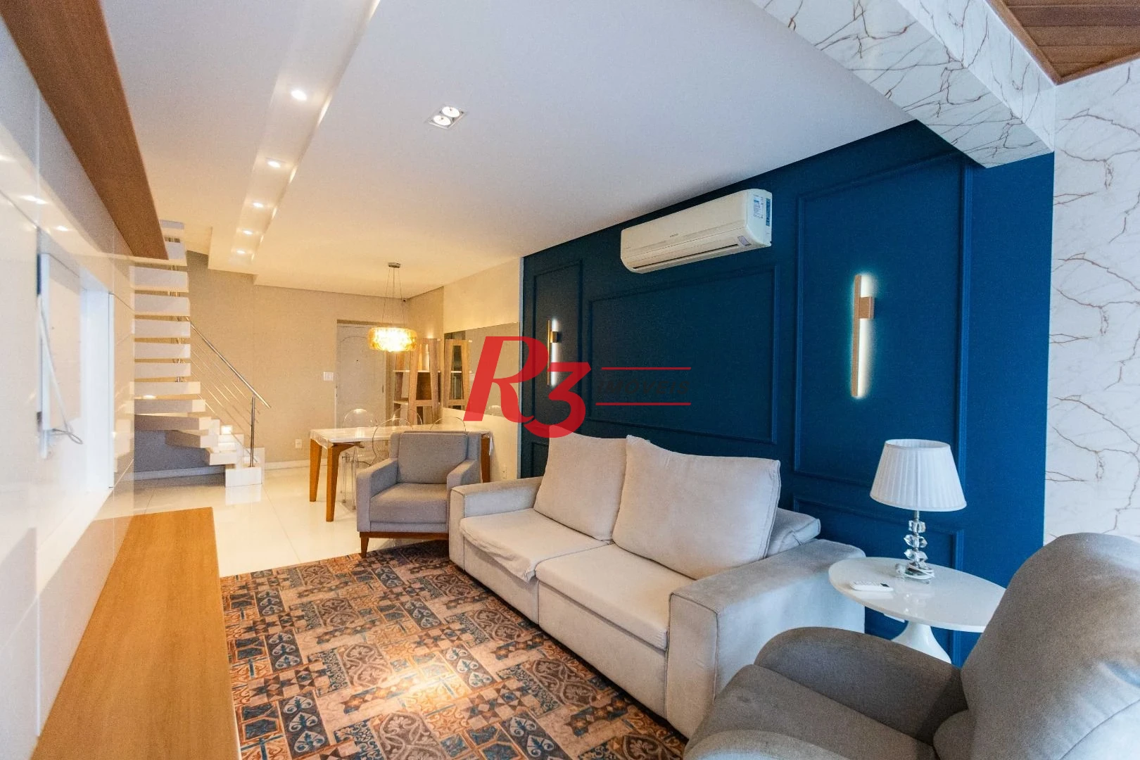 Cobertura para alugar, 160 m² por R$ 14.000,00/mês - Boqueirão - Santos/SP