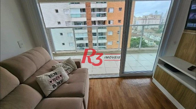 Apartamento com 1 dormitório à venda, 48 m² por R$ 640.000,00 - Ponta da Praia - Santos/SP