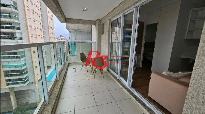 Apartamento com 1 dormitório à venda, 48 m² por R$ 640.000,00 - Ponta da Praia - Santos/SP