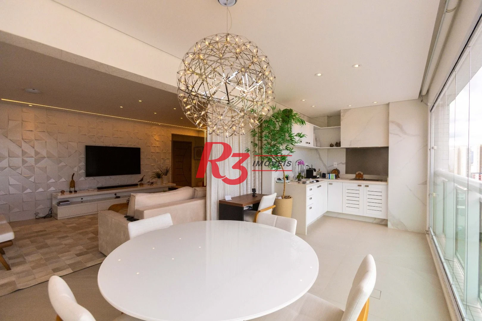 Apartamento com 3 dormitórios à venda, 166 m² por R$ 3.200.000,00 - Ponta da Praia - Santos/SP