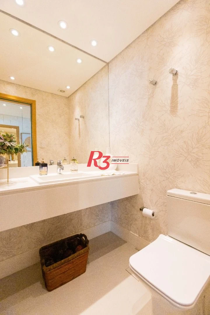 Apartamento com 3 dormitórios à venda, 166 m² por R$ 3.200.000,00 - Ponta da Praia - Santos/SP
