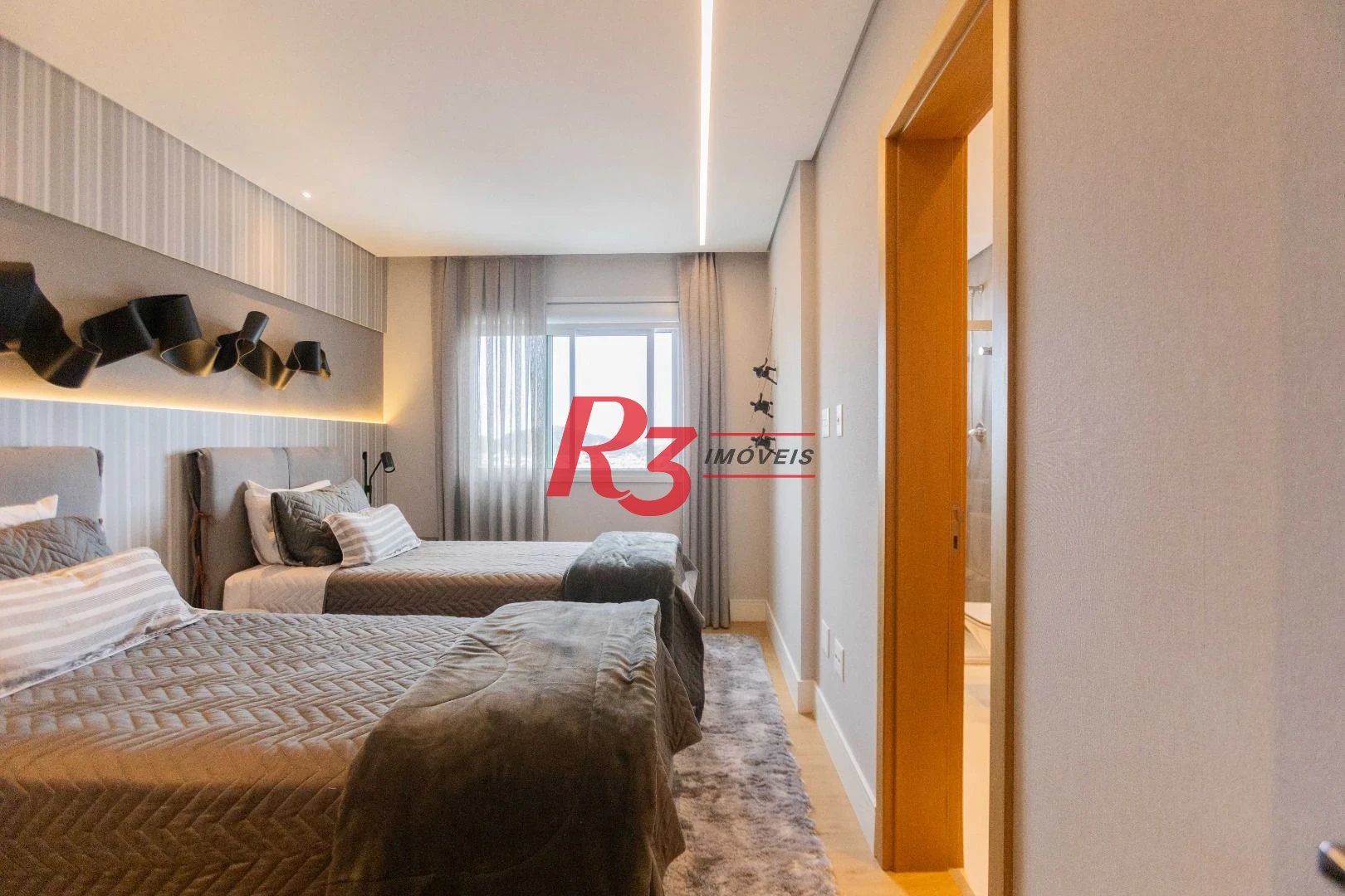 Apartamento com 3 dormitórios à venda, 166 m² por R$ 3.200.000,00 - Ponta da Praia - Santos/SP