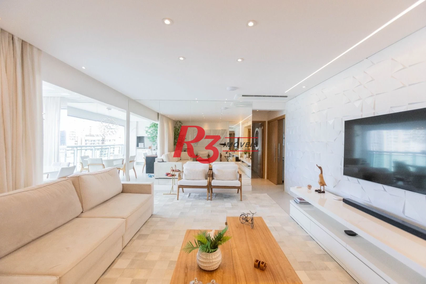 Apartamento com 3 dormitórios à venda, 166 m² por R$ 3.200.000,00 - Ponta da Praia - Santos/SP