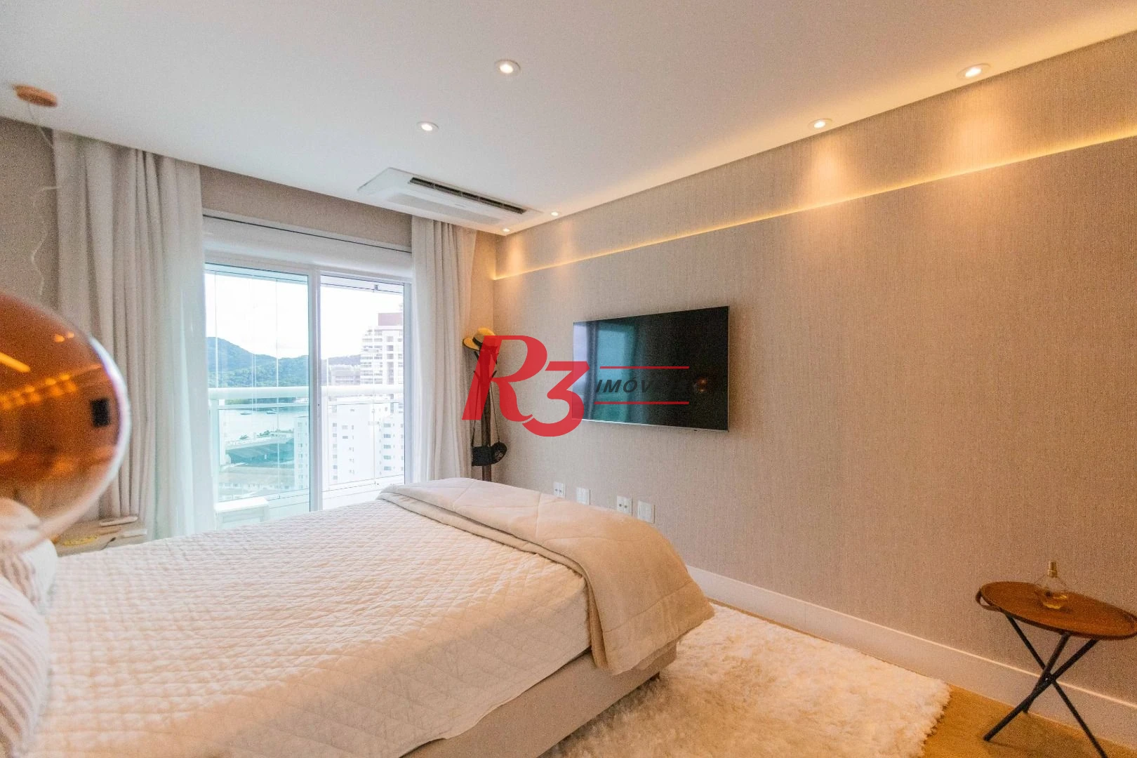 Apartamento com 3 dormitórios à venda, 166 m² por R$ 3.200.000,00 - Ponta da Praia - Santos/SP