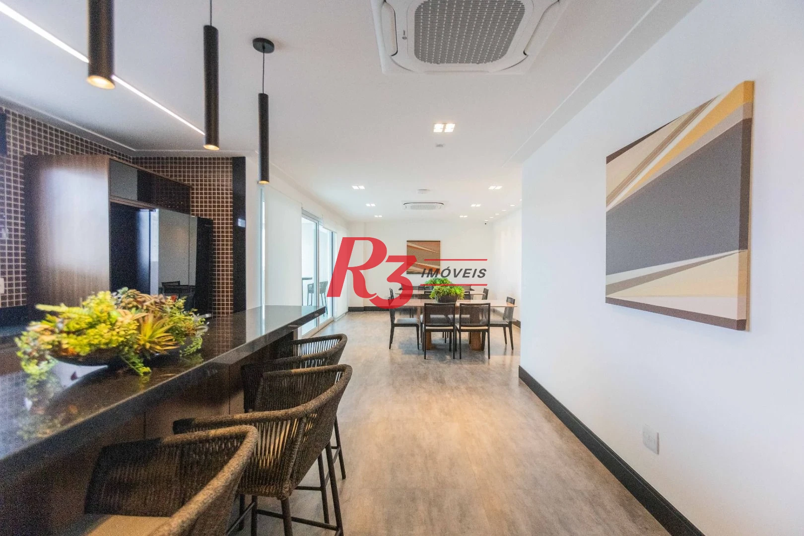 Apartamento com 3 dormitórios à venda, 166 m² por R$ 3.200.000,00 - Ponta da Praia - Santos/SP