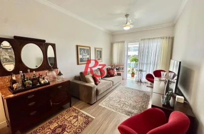Apartamento com 2 dormitórios à venda, 98 m² por R$ 980.000,00 - Boqueirão - Santos/SP
