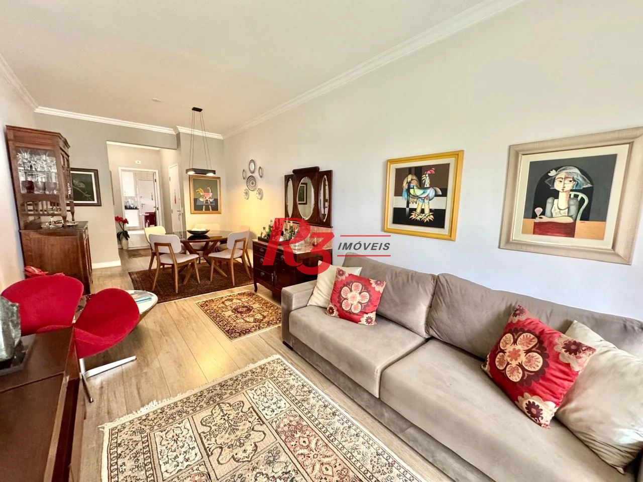 Apartamento com 2 dormitórios à venda, 98 m² por R$ 980.000,00 - Boqueirão - Santos/SP