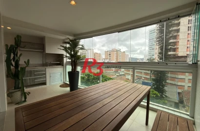Apartamento com 2 dormitórios à venda, 134 m² por R$ 1.900.000,00 - Ponta da Praia - Santos/SP