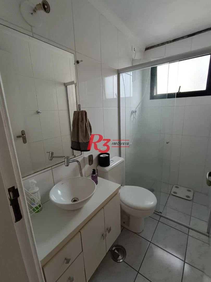 Apartamento com 3 dormitórios à venda, 90 m² por R$ 620.000,00 - Boqueirão - Santos/SP