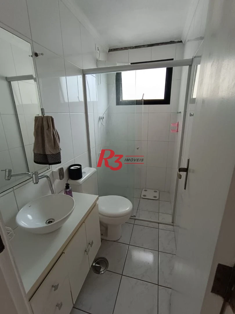 Apartamento com 3 dormitórios à venda, 90 m² por R$ 620.000,00 - Boqueirão - Santos/SP