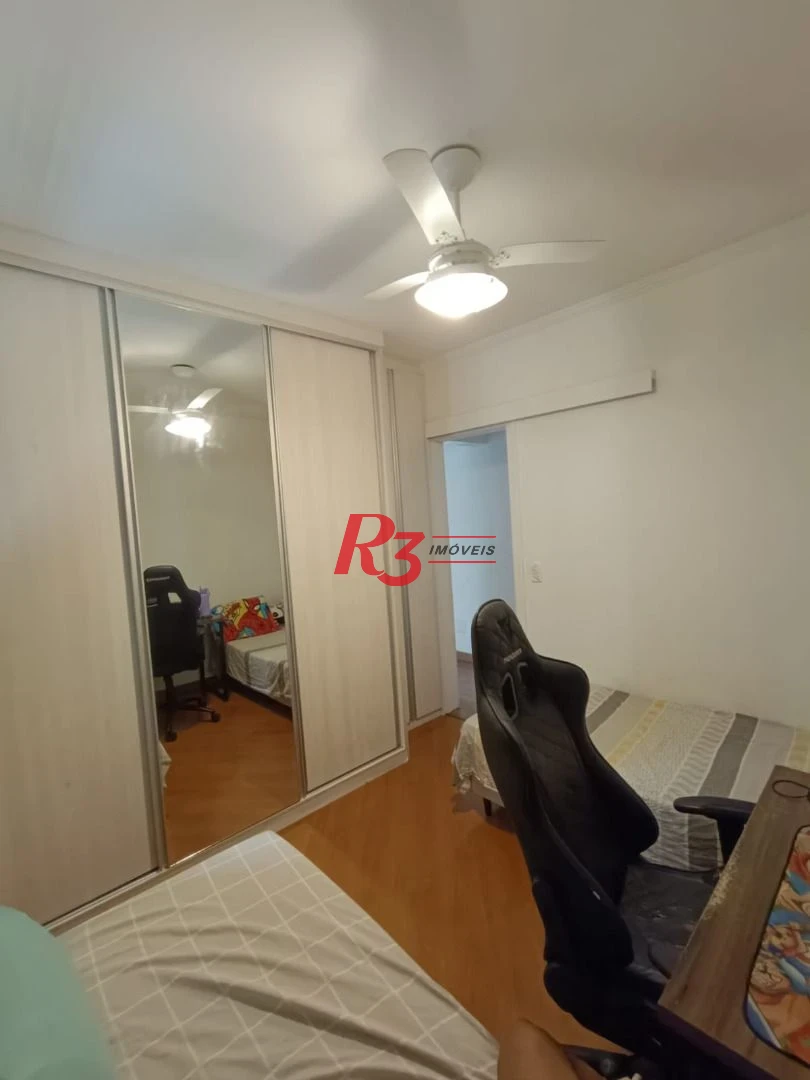 Apartamento com 3 dormitórios à venda, 90 m² por R$ 620.000,00 - Boqueirão - Santos/SP