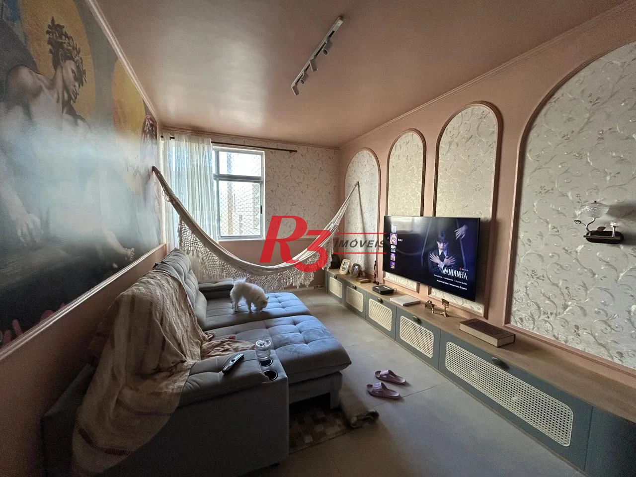 Apartamento com 2 dormitórios para alugar, 80 m² por R$ 6.100,00/mês - Itararé - São Vicente/SP