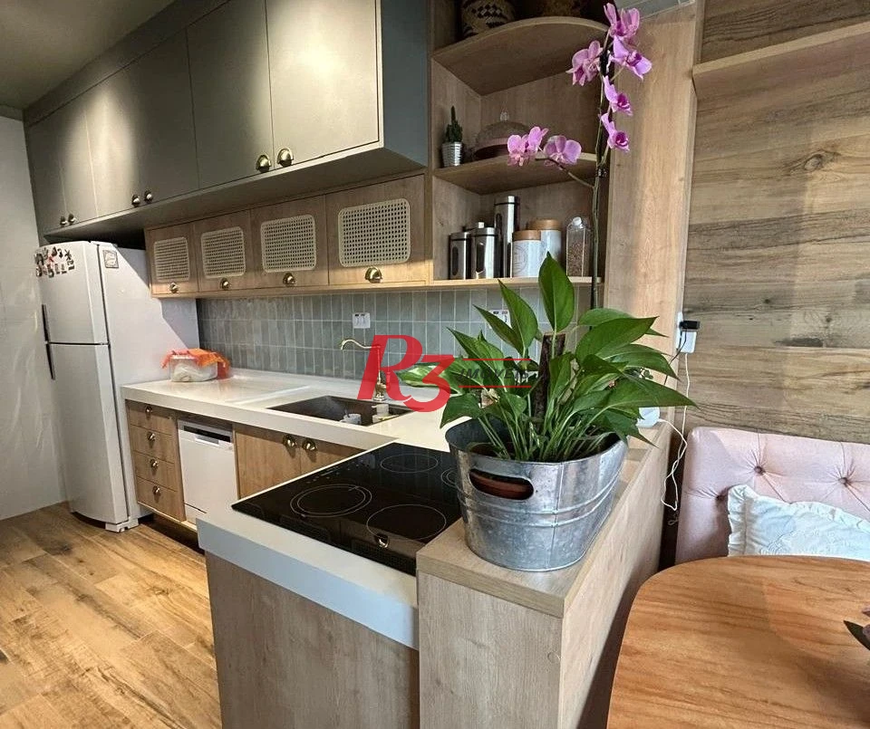 Apartamento com 2 dormitórios para alugar, 80 m² por R$ 6.100,00/mês - Itararé - São Vicente/SP