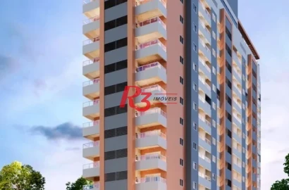 Apartamento com 1 dormitório à venda, 48 m² por R$ 430.000,00 - Centro - São Vicente/SP