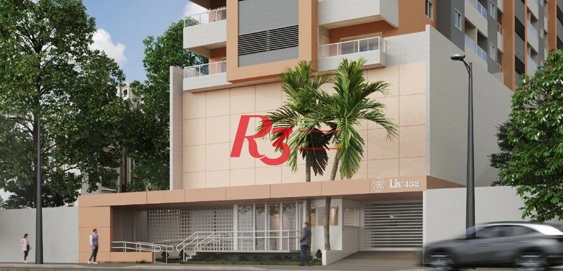 Apartamento com 1 dormitório à venda, 48 m² por R$ 430.000,00 - Centro - São Vicente/SP